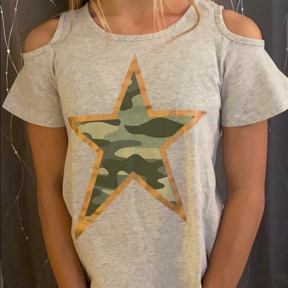Justice cold shoulder shirt